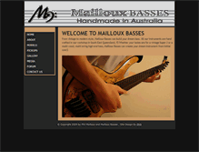 Tablet Screenshot of maillouxbasses.com